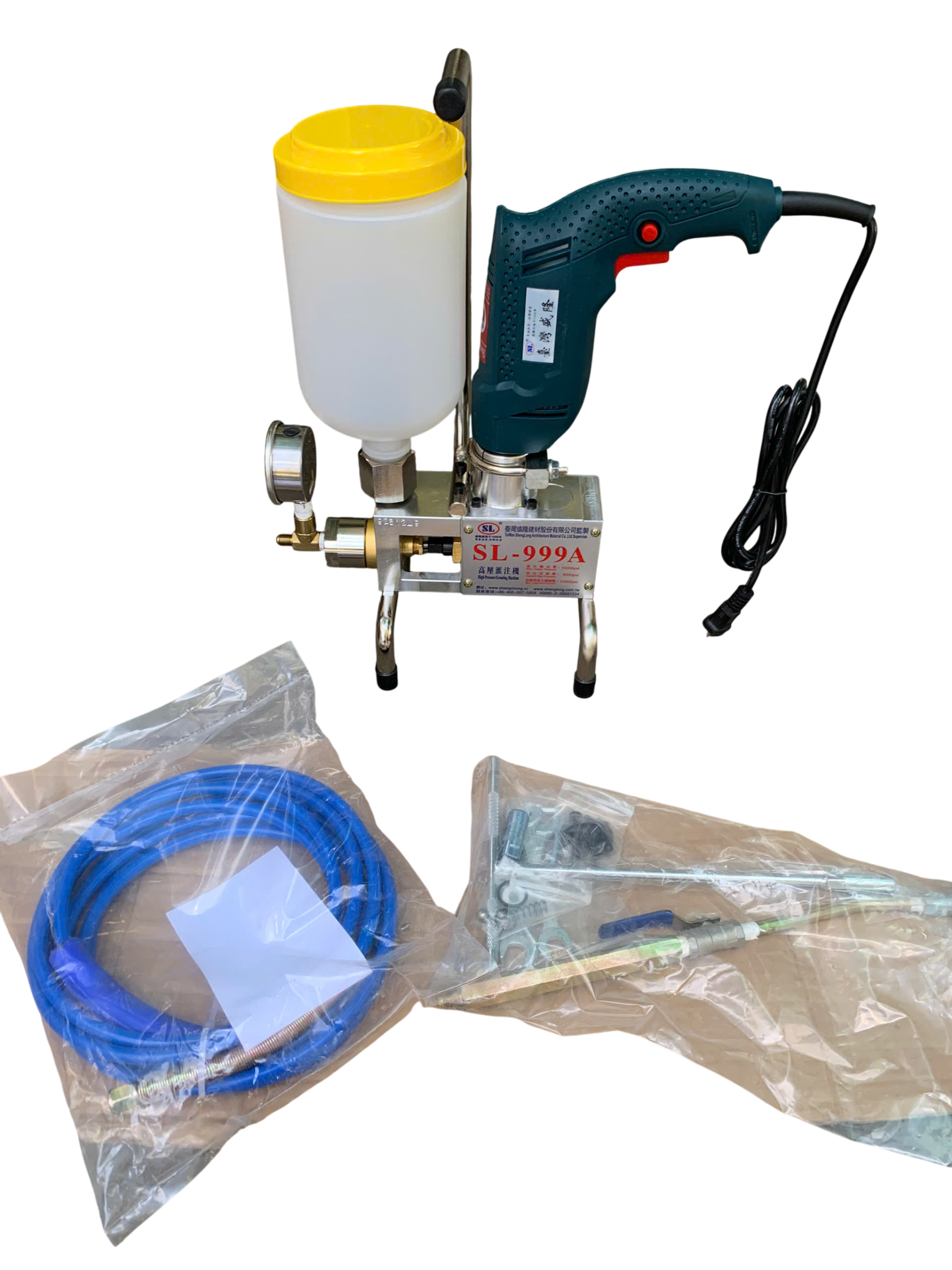 Máy Bơm Keo Chống Thấm PU/Epoxy SL-999A (Áp Lực Cao)
